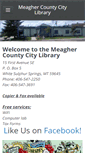 Mobile Screenshot of meaghercountylibrary.org