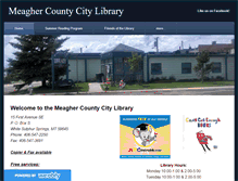 Tablet Screenshot of meaghercountylibrary.org